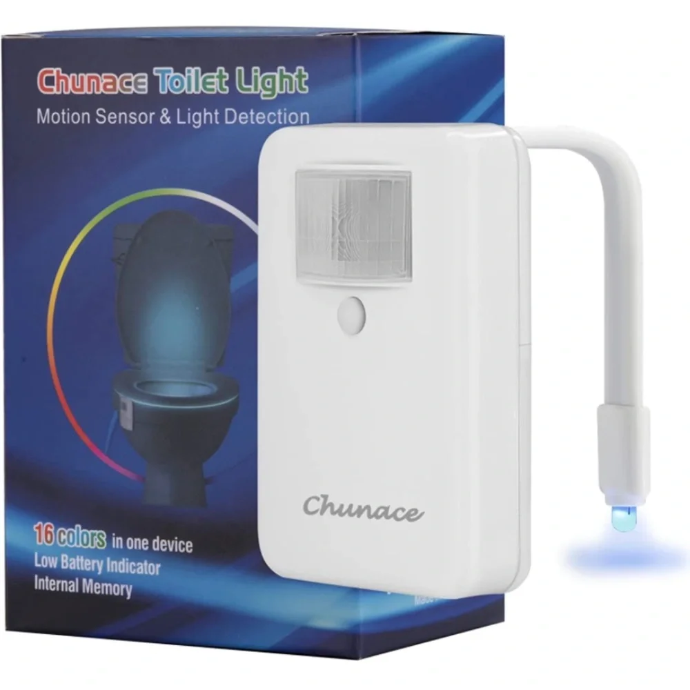 Chunace 16 color toilet night light - Picture 9 of 9